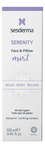 Sesderma Serenity Mist Para Cara Y Almohada 100ml Momento De Aplicación Noche Tipo De Piel Todo Tipo De Piel