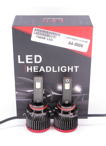 Kit Turbo Led Auto 9006 22000 Lúmenes 12v 24v 140w Canbus 2p