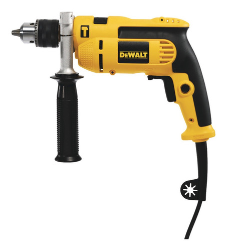 Furadeira de Impacto 13mm Dewalt, Modelo DWD502K, Furadeira Profissional com Maleta de Ferramenta, VVR, Potência 710W, 220V