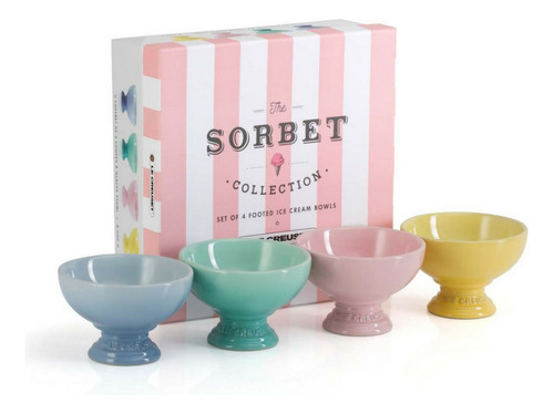 Kit 4 Bowls Le Creuset Sorbet Pink, Coastal, Mimosa E Cool