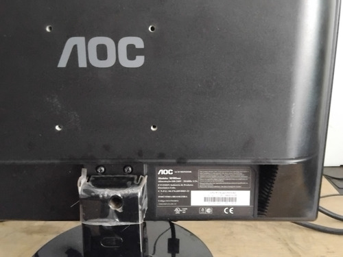 Monitor Aoc Agon 16 Modelo 1619swa 1619swa Preto (Usado)