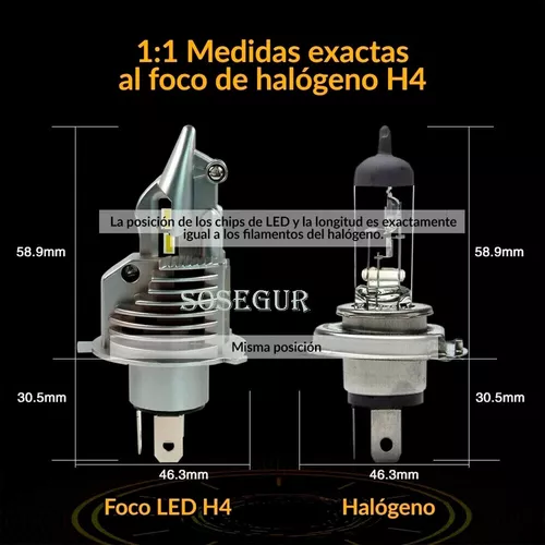 AMPOLLETA FULL LED H4