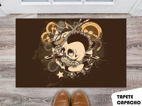 Alfombra Skull Punk personalizada