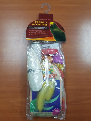 Imagen 3 de 3 de Penn Plax Perchero + Combo Para Loros