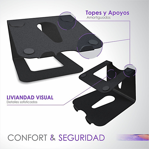 Imagen 7 de 8 de Soporte Base Notebook Bam V3 Mac-pc 11 A 16 Metal Premium!!!
