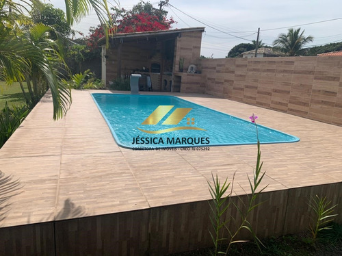 Imagem 13 de 14 de Jmp51 Casa 3 Quartos, Área Gourmet E Piscina Em Unamar - Cf
