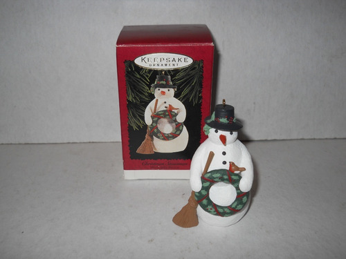 Ornamento Navideño Hallmark Christmas Snowman Adorno Navidad (Usado)