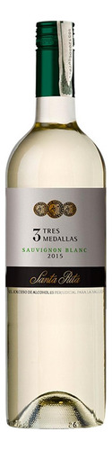 Vino Blanco Santa Rita Tres Medallas Sauvignon Blanc 750 Ml