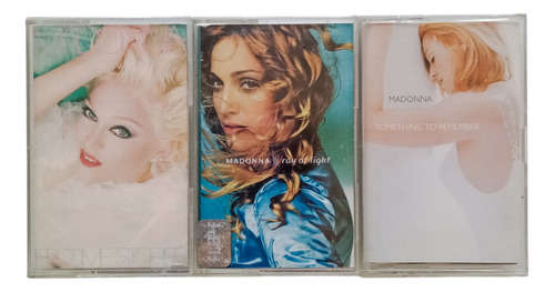 Madonna Ray Of Light, Madonna Bed Time Stories Cassette 