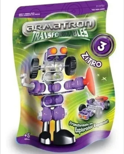 Imagen 3 de 5 de Armatron Transformables N°3 Zitro - Dimare - E.full