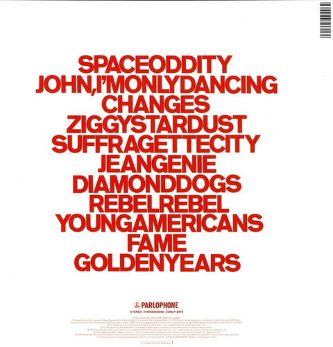 Cd David Bowie / Changesonebowie (1976)