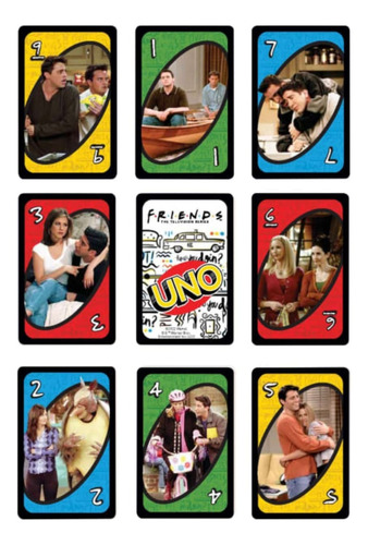 Jogo De Cartas Uno Friends Original Mattel Com 112 Cartas