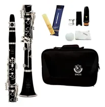 Comprar Eagle Clarinete Sib 17 Chaves Cll04n  Preta C Chaves Niquel