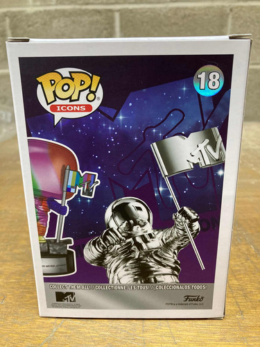Mtv Moon Person Rainbow 18 Funko Pop Nuevo Original