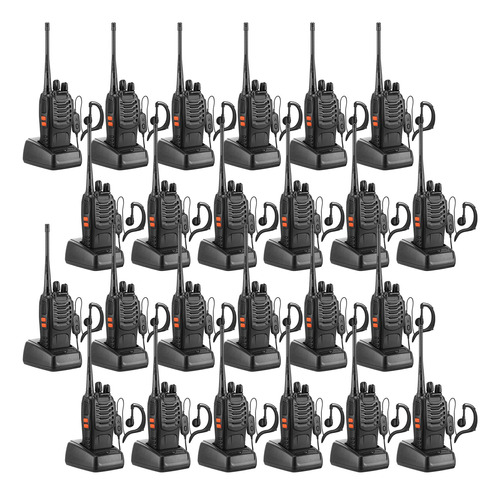 24 Piezas Walkie Talkies A Granel 2 Vias Radio Set Con Auric