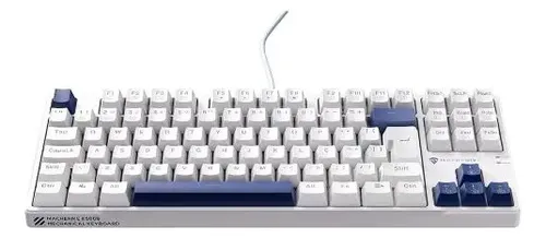 Teclado Gamer Machenike K500b-b87, Switch Brown, Azul Branco
