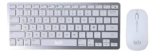 Kit Teclado Bluetooth INT.CO Color BLANCO - Apto Celular Tablet Notebook