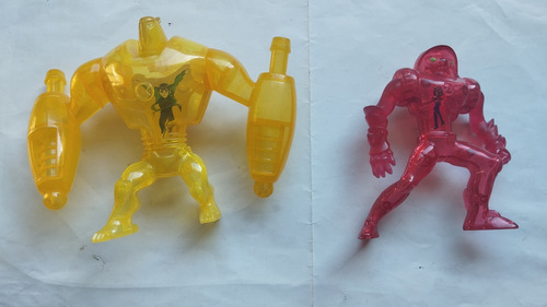 Kit 2 Bonecos Ben 10 Ultimate Alien 2012 Mcdonalds Mclanche (Usado)