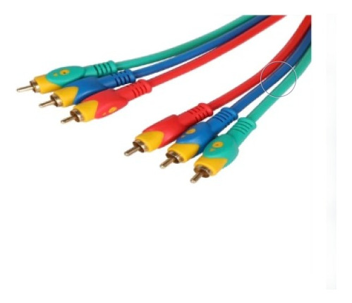 Cables 2 Rca - Payasito Dorado 0.9m