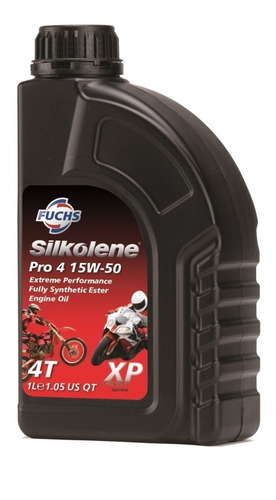 Aceite Silkolene Pro 4 15w50. Sintetico. Motonetas Cl