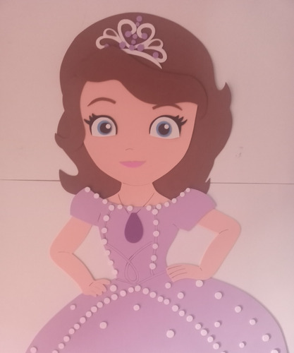 Personaje Princesita Sofia Goma Eva Gigantografia Princesa