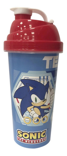 Vaso / Botella Milkshake 580ml Plástico Sonic Sega