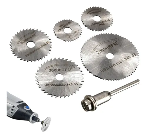 comprar Discos De Sierra Para Dremel Set De 5 Piezas