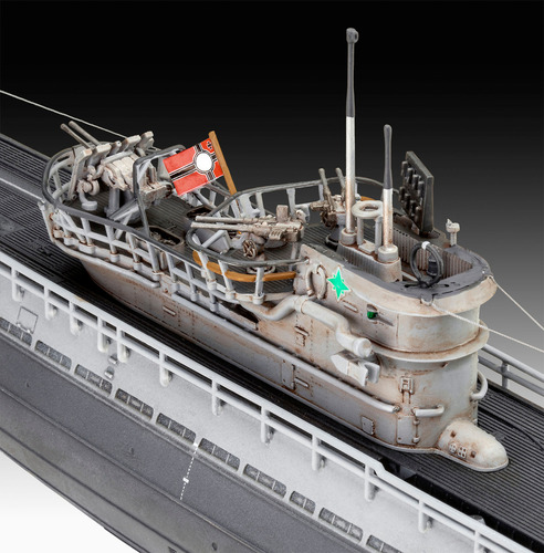 Kit de modelo de submarino alemão tipo Ix C/40 U190 1/144 Revell