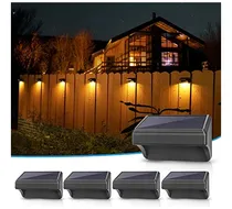 Comprar Lámpara Solar Luces Solares Para Valla Con Modo De Bloqueo