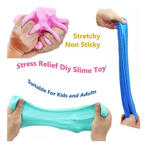 Pacote De 18 Kits Diy Cloud Slime Butter Slime Para Lembranç