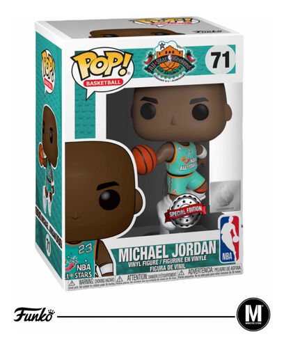 Funko Pop Michael Jordan All Star Game #71 Exclusive Nba