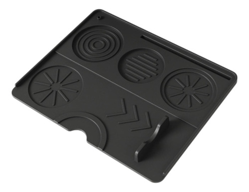 Tapete De Silicona Para Prensar Espresso, Accesorio Negro