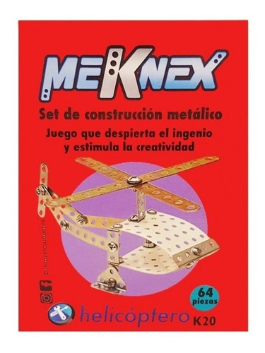 Meknex Set De Construccion Metalica - Helicoptero K20