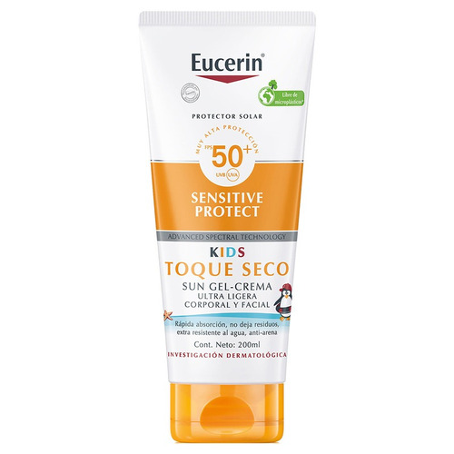 Eucerin Sun Kids Loción Corporal Piel Sensible Fps50+ 200ml