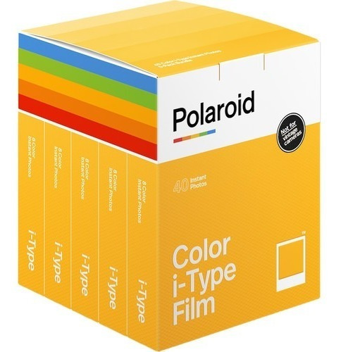 Imagen 1 de 2 de Película Instantánea Polaroid Color I-type, Paquete 40 Expos