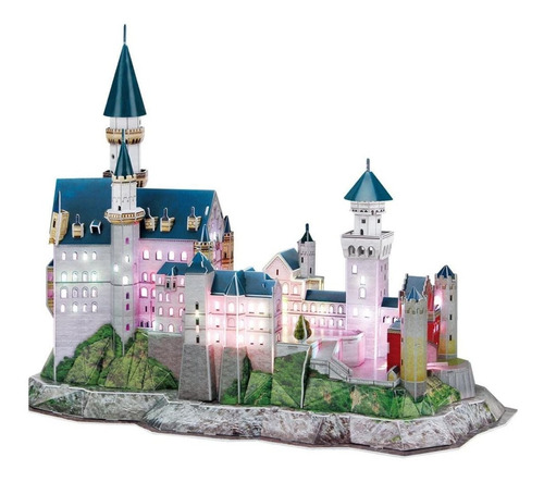 Castillo Neuschwanstein Led 128 Piezas Cubic Fun