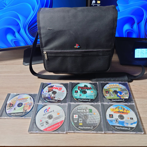 Playstation 2 Scph-30001 Edición Standard Y Accesorios Negro (Usado)