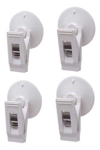 4 Piezas Clips De Ventosa Soporte De Abrazadera De Ventosa