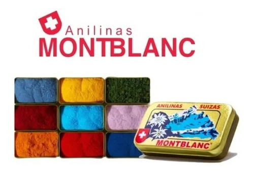 Anilinas Montblanc® Cajita Dorada Color 9. Burdeos