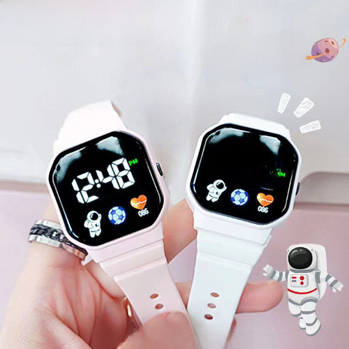 Snow Mountain White - Reloj Led Digital De Moda C3-12