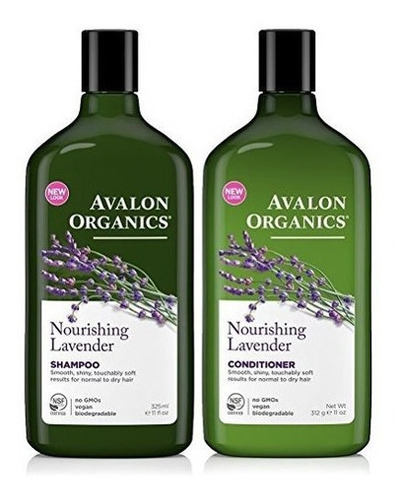 Avalon Organics Lavender Champu Nutritivo - Acondicionador D