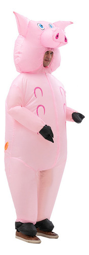 - Traje De Cosplay Inflável Com Forma De Porco E Boneca Rop