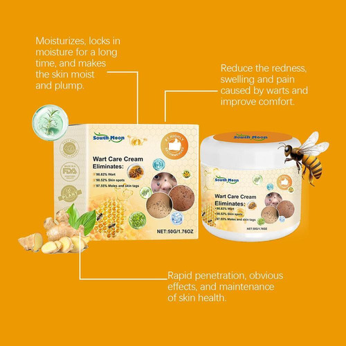 2×creme Tratamento Para Toupeiras E Verrugas Abelha