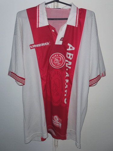 Camiseta Ajax Amsterdam Umbro Titular 1997 #11 Laudrup T.xl