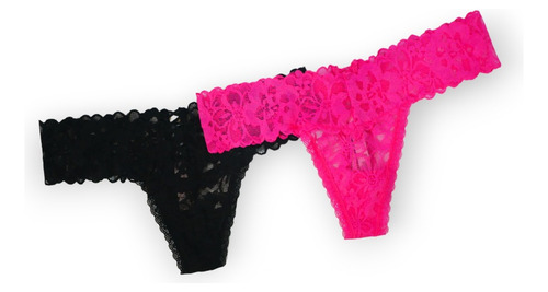 Calzón Tanga Victoria's Secret Modelo Sheer Mesh Lace Thong