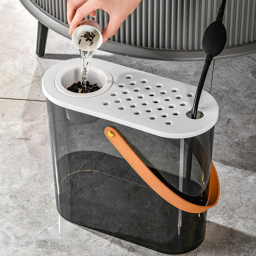 Cubo Para Posos De Té, Cubo De Drenaje Para Mesa De Café,