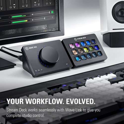 Mixer De Áudio Elgato Wave Xlr Com Pré-amplificador De 75db