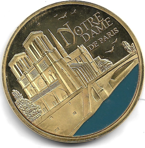 Imagen 2 de 2 de Francia - Fn. 381 - Medalla De Paris - Eiffel - 2015 - Unc