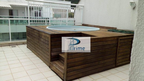 Cobertura Com 3 Dormitórios À Venda, 188 M² Por R$ 950.000,00 - Itaipu - Niterói/rj - Co0027