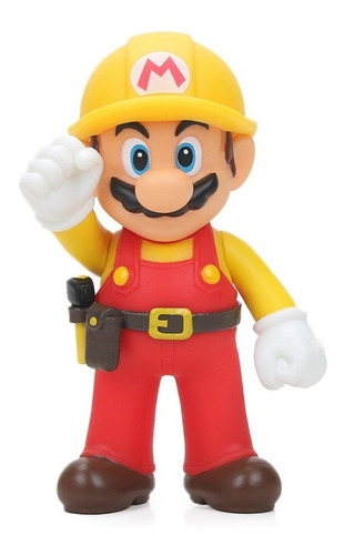 Mario Bros Figura Mario Gorra Amarilla Articulado